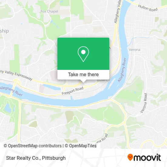Star Realty Co. map
