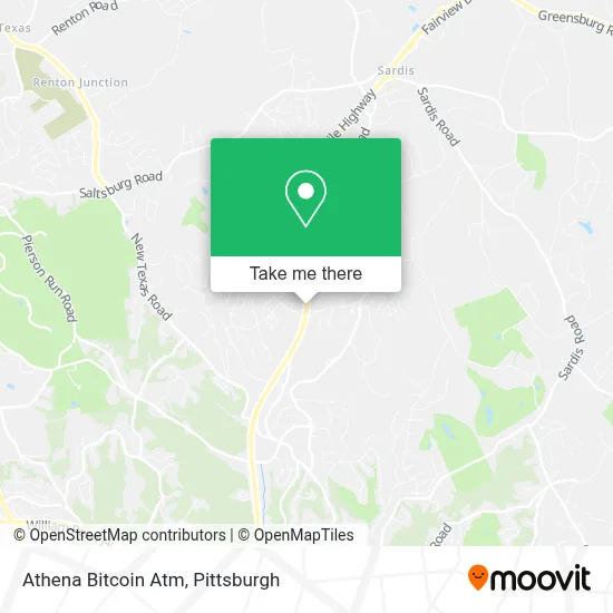 Athena Bitcoin Atm map