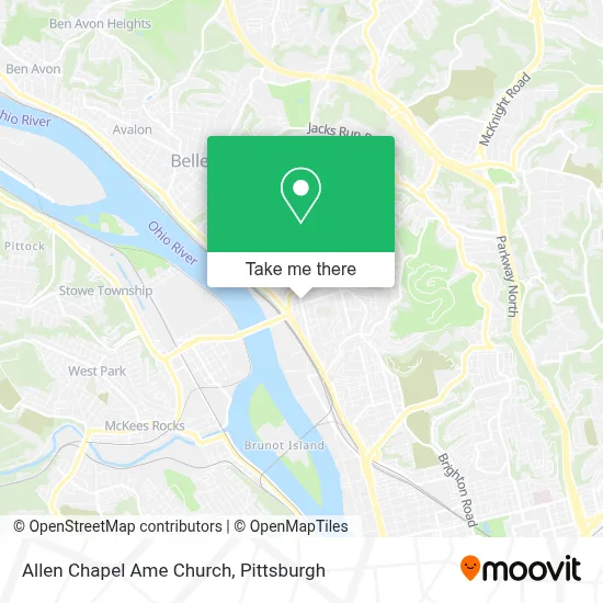 Allen Chapel Ame Church map