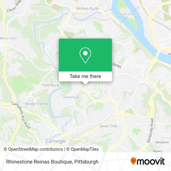 Rhinestone Reinas Boutique map