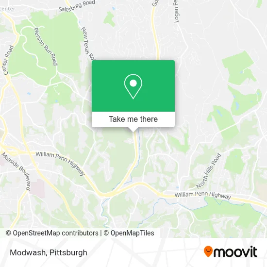 Modwash map