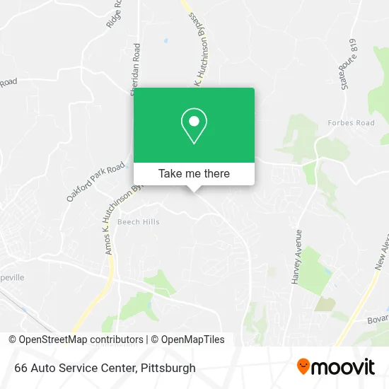 66 Auto Service Center map