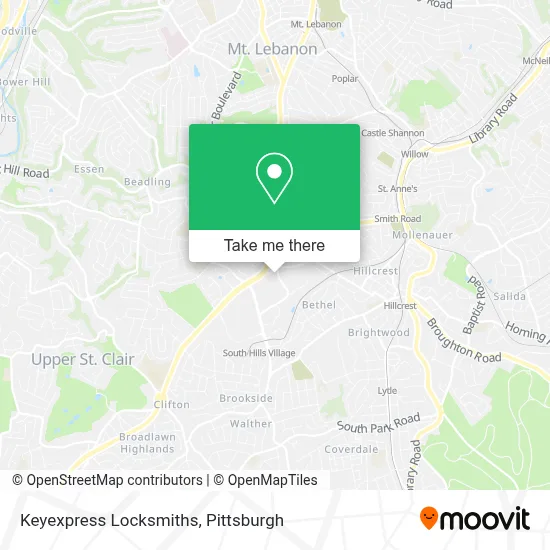 Keyexpress Locksmiths map