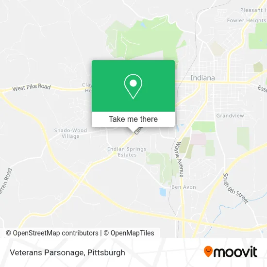 Veterans Parsonage map