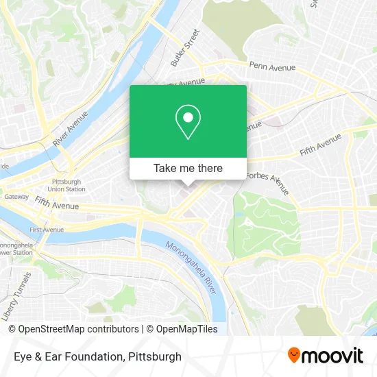 Eye & Ear Foundation map