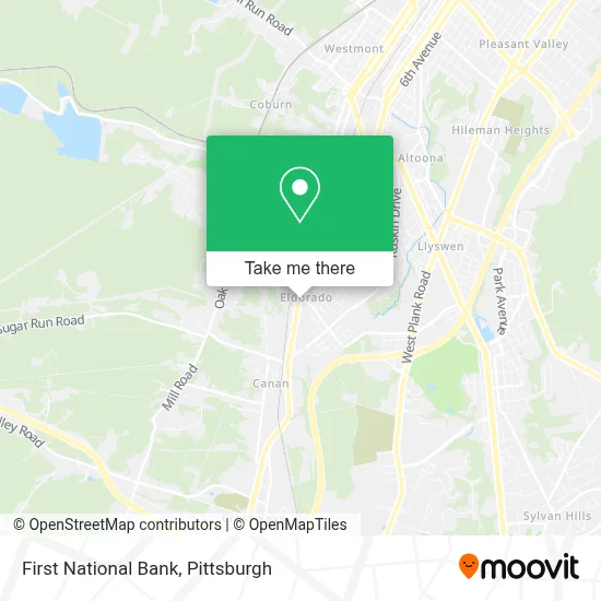 First National Bank map
