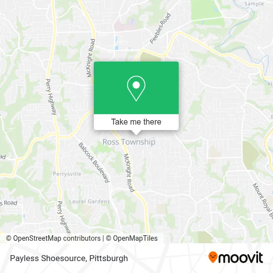 Payless Shoesource map