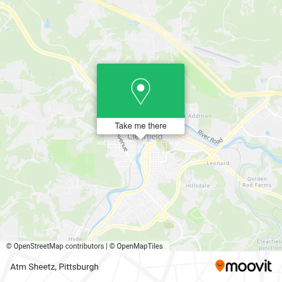 Atm Sheetz map