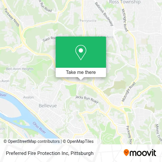 Preferred Fire Protection Inc map