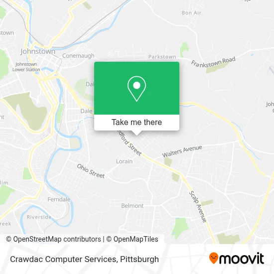 Crawdac Computer Services map