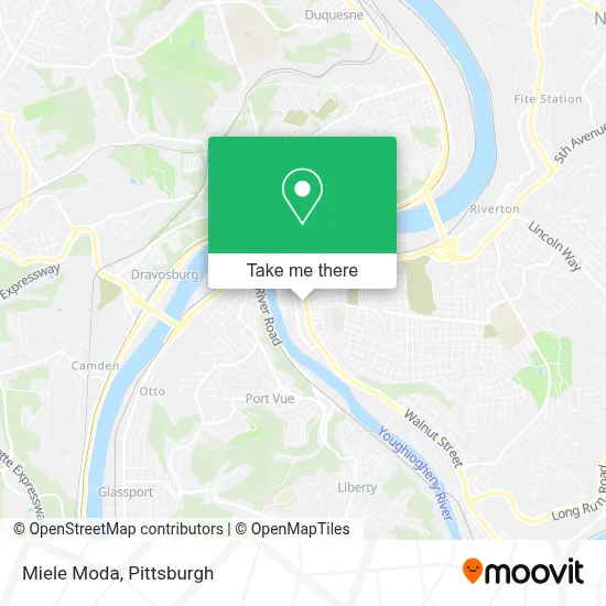 Miele Moda map