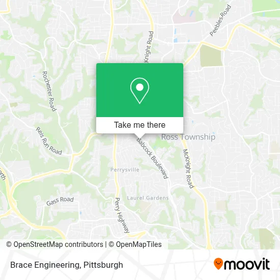Brace Engineering map