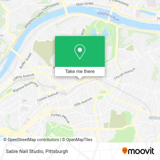 Sable Nail Studio map