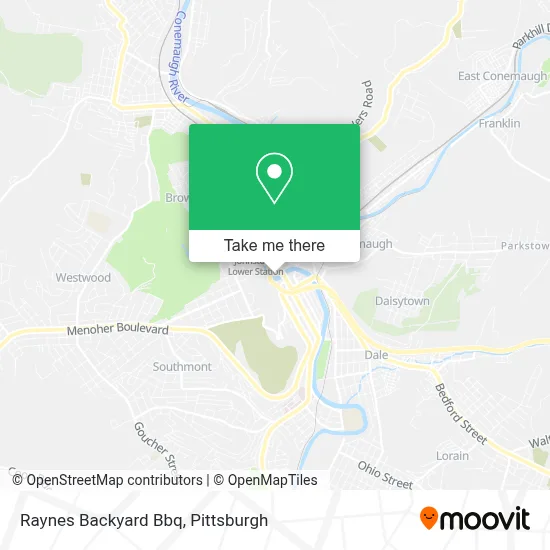 Raynes Backyard Bbq map