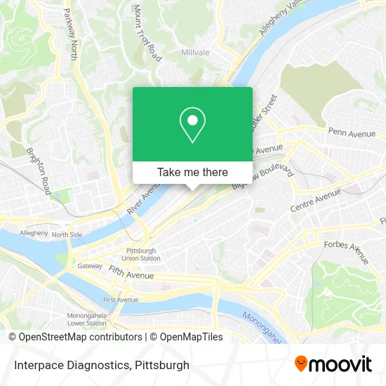 Interpace Diagnostics map