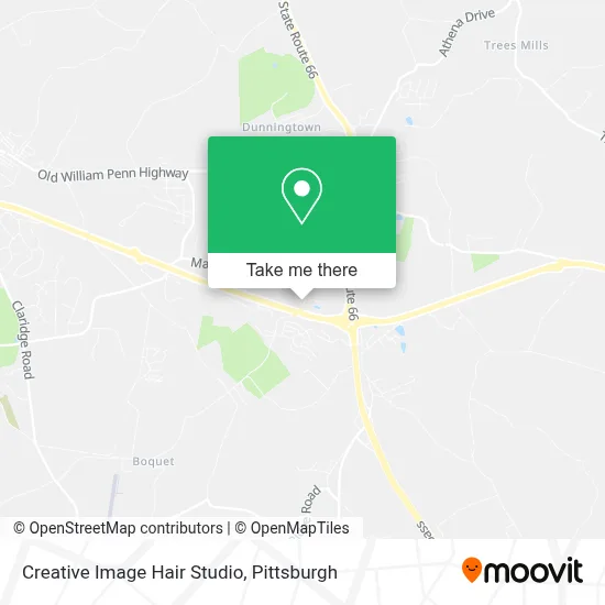 Creative Image Hair Studio map