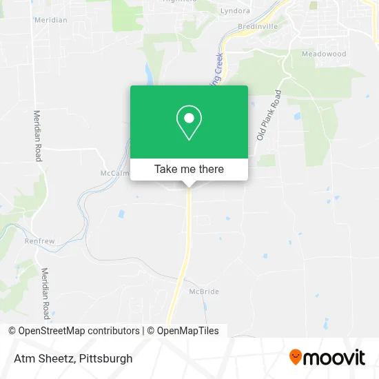 Atm Sheetz map