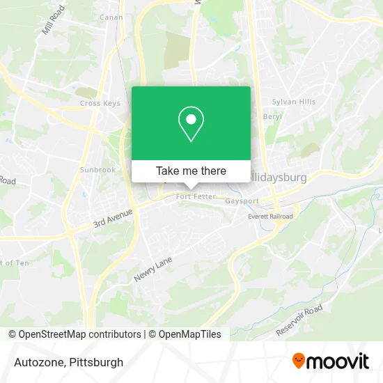 Autozone map