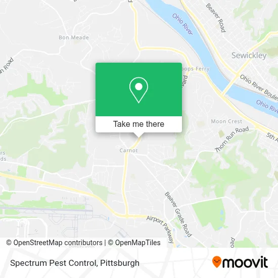 Spectrum Pest Control map