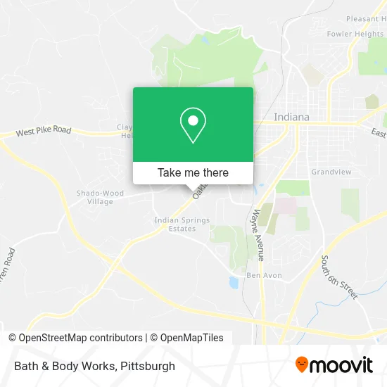 Bath & Body Works map