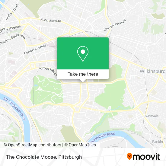 The Chocolate Moose map