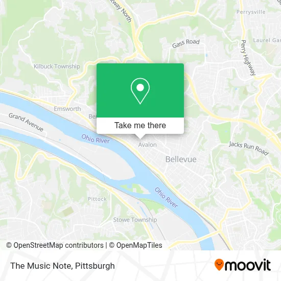 The Music Note map
