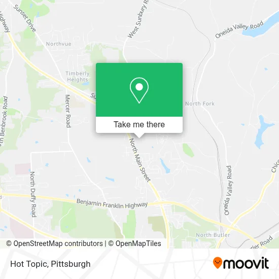 Hot Topic map