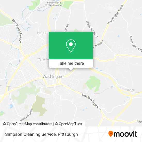 Simpson Cleaning Service map