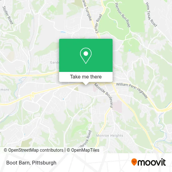 Boot Barn map