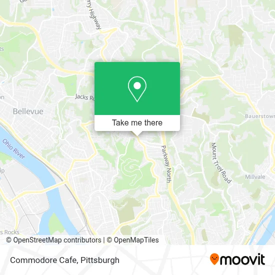 Commodore Cafe map