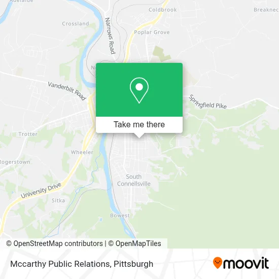 Mccarthy Public Relations map