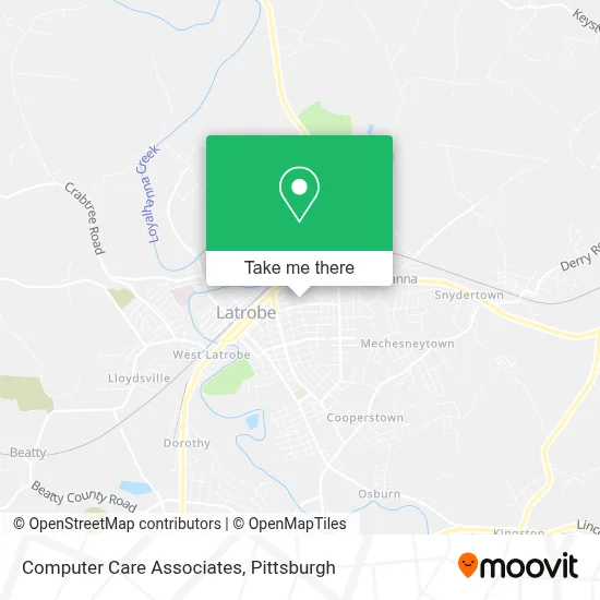Computer Care Associates map