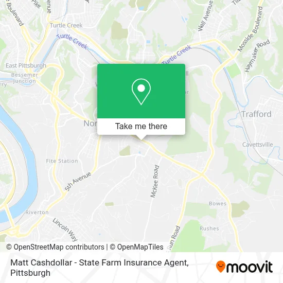 Matt Cashdollar - State Farm Insurance Agent map