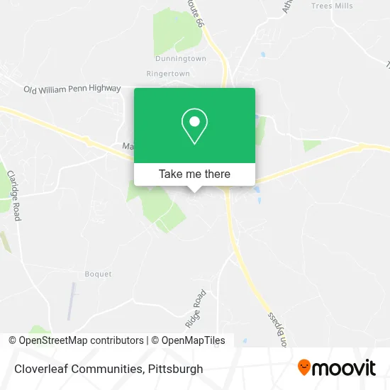 Cloverleaf Communities map