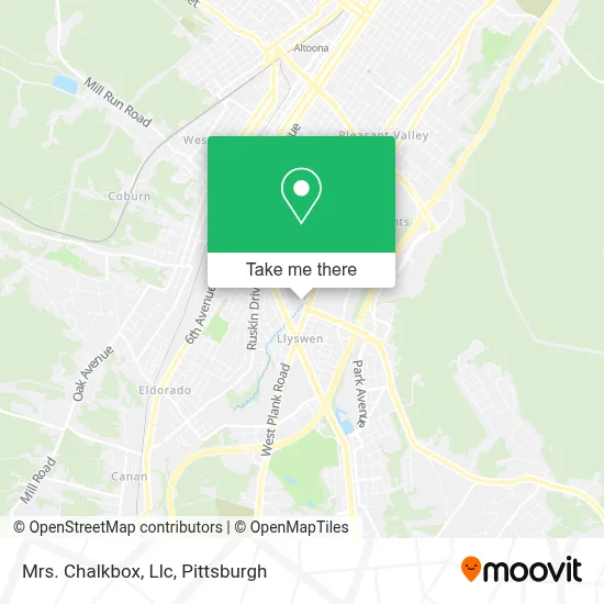 Mrs. Chalkbox, Llc map