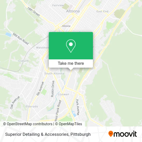 Superior Detailing & Accessories map