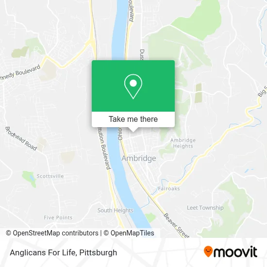 Anglicans For Life map