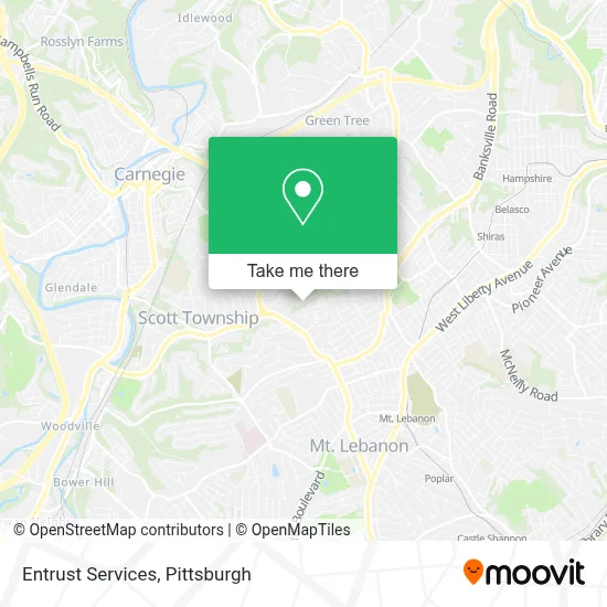 Entrust Services map