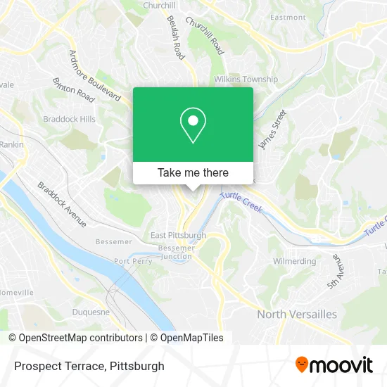 Prospect Terrace map