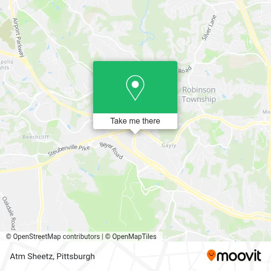 Atm Sheetz map