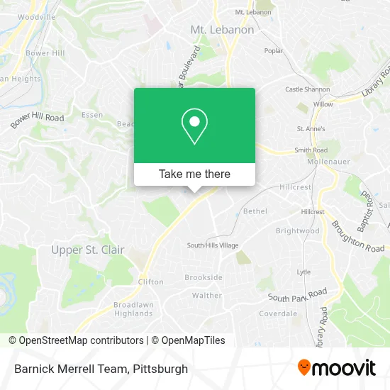 Barnick Merrell Team map