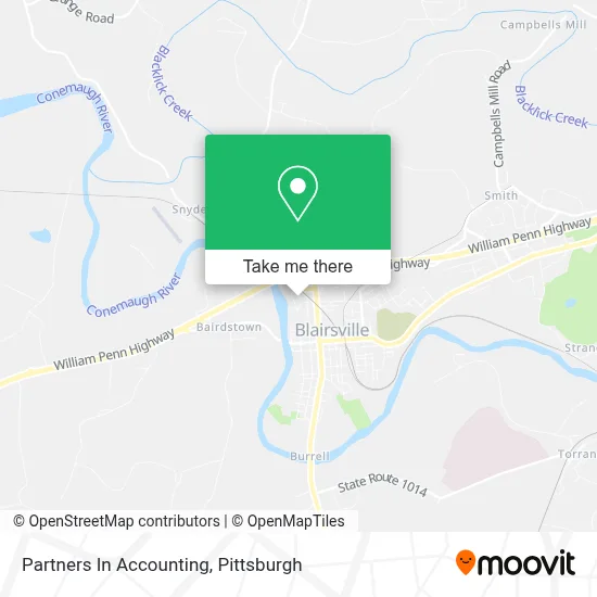 Partners In Accounting map