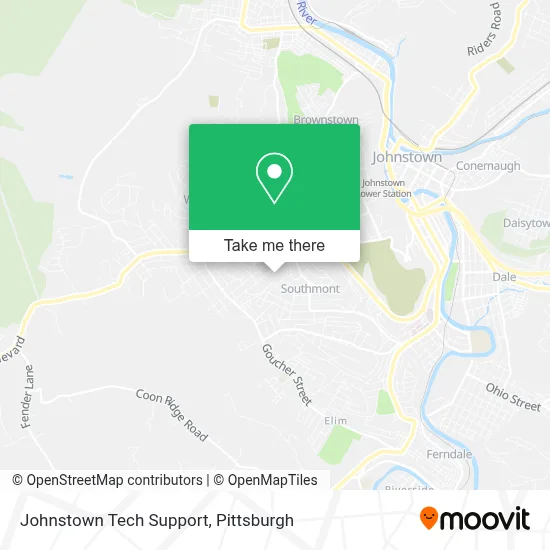 Johnstown Tech Support map