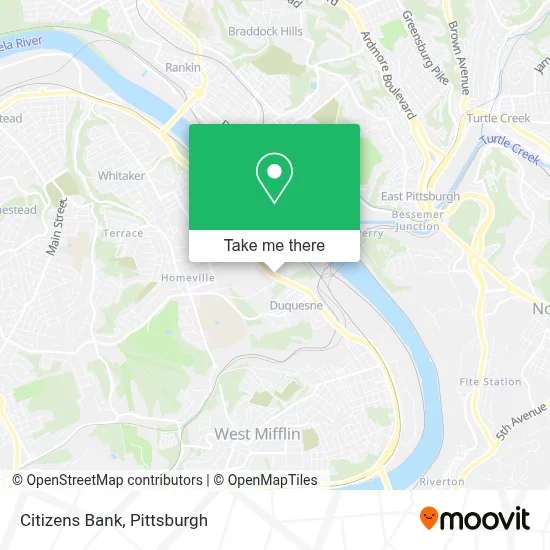 Citizens Bank map