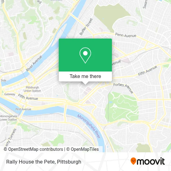 Rally House the Pete map