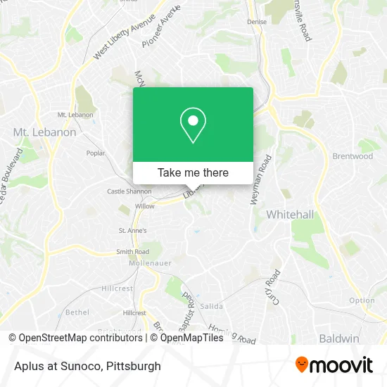 Aplus at Sunoco map