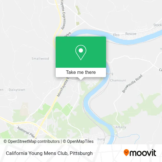 California Young Mens Club map