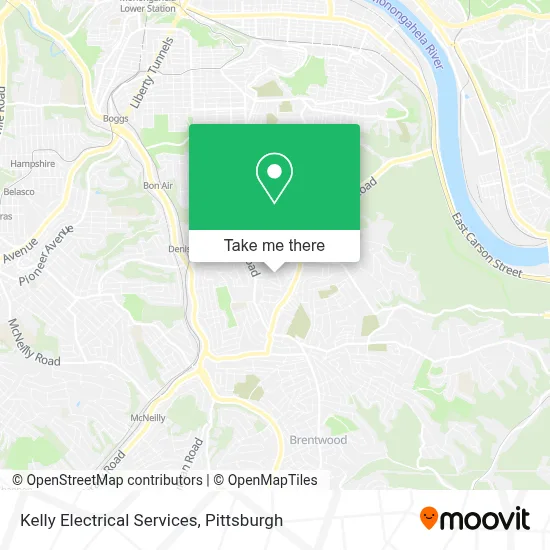 Kelly Electrical Services map