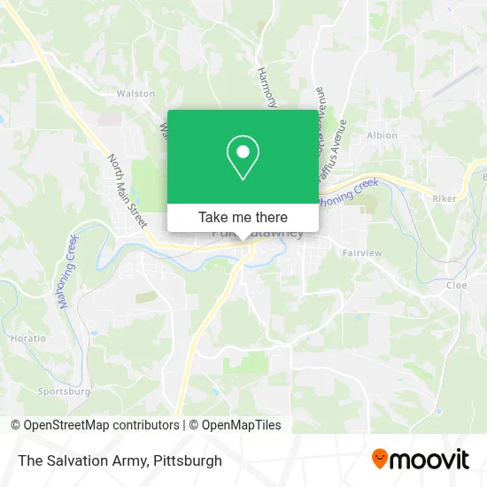The Salvation Army map