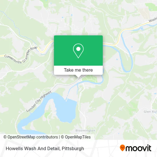 Howells Wash And Detail map